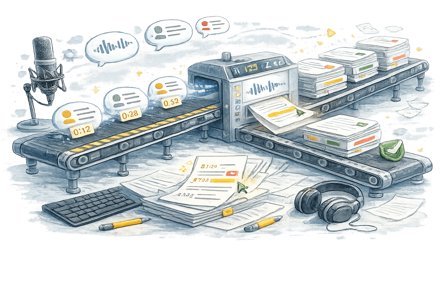 Business transcription use cases