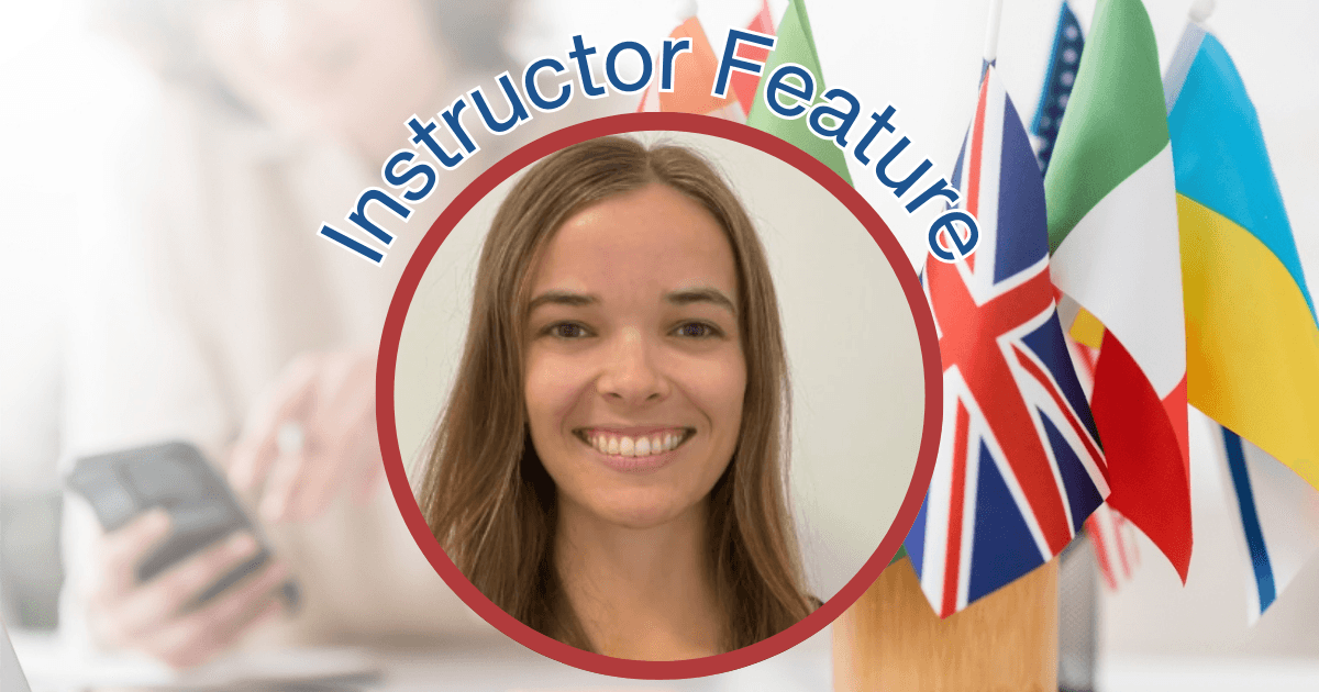 Característica del instructor de formación en francés - Lucie
